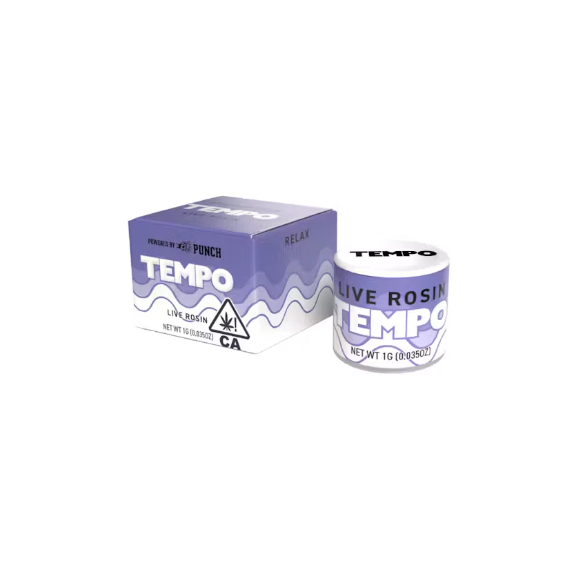 Punch - Tempo - Live Rosin - 1g- Mulberry Mind Meltz- Badder (I) Main Image