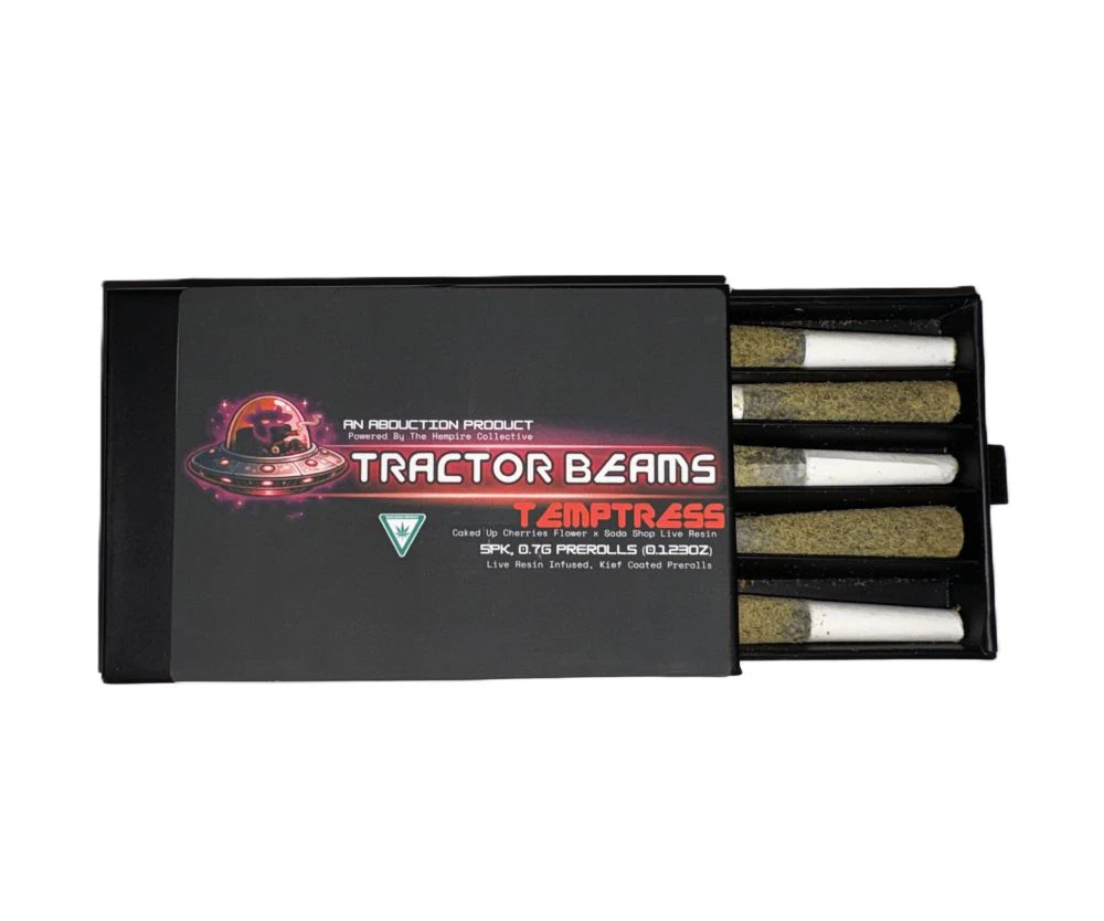 The Hempire Collective - Temptress Tractor Beams 5pk, 0.7g Infused Multipack Main Image