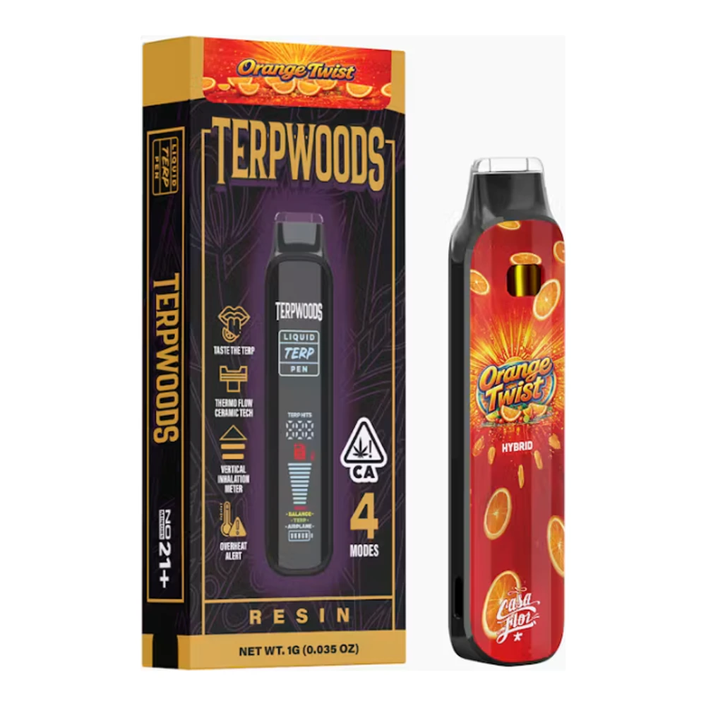 Dabwoods - Terpwoods | Orange Twist | Live Resin All-In-One Vape | 1g Main Image