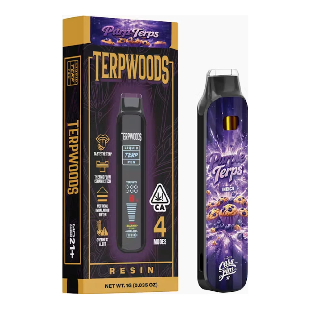 Dabwoods - Terpwoods | Purple Terps | Live Resin All-In-One Vape | 1g Main Image