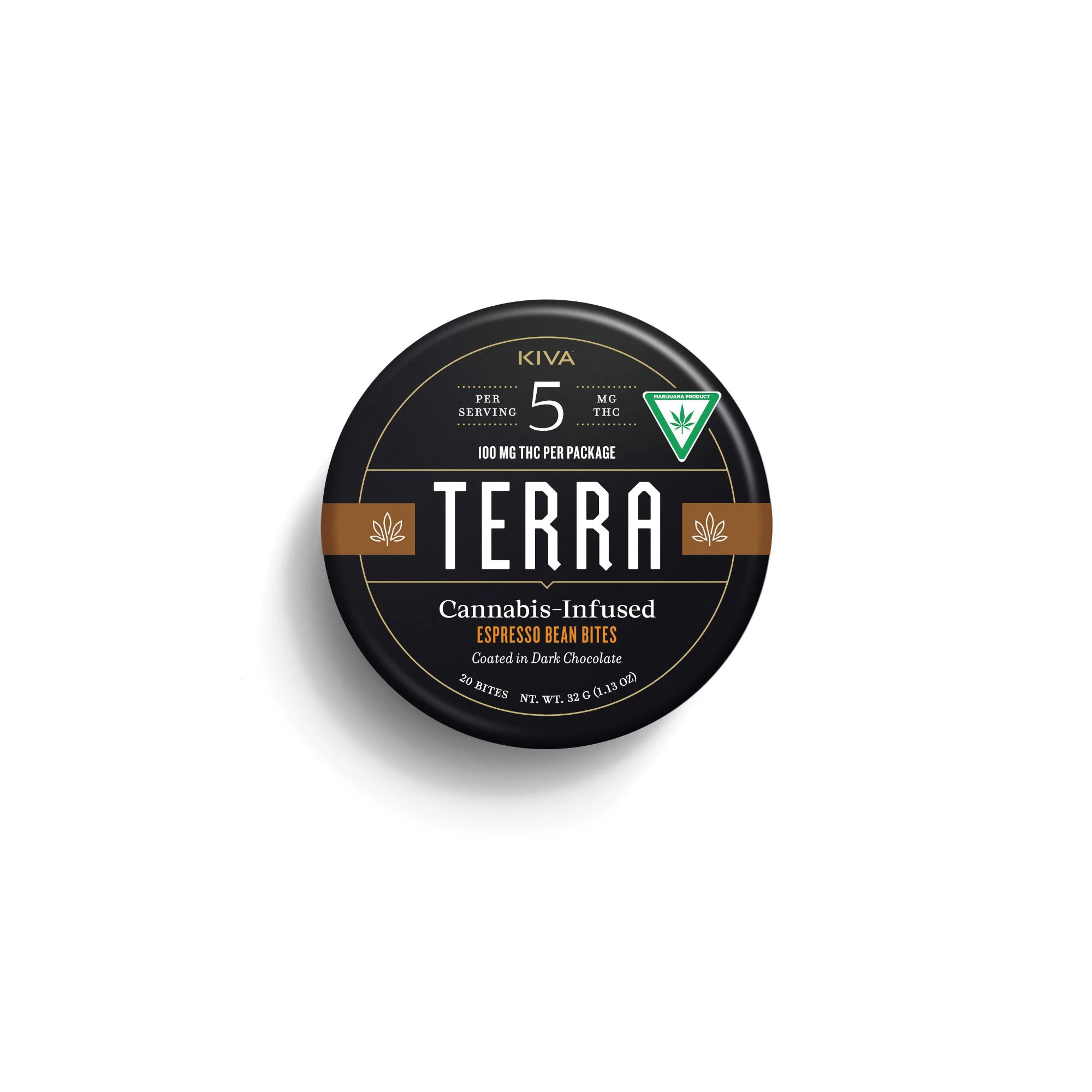KIVA - Terra Bites - Espresso 100mg Main Image