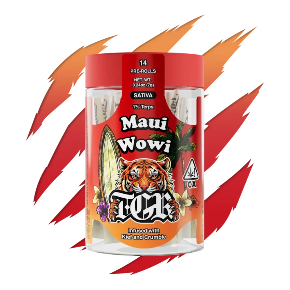 TGR - TGR | Maui Wowie | Kief & Crumble Infused Pre-Roll 14pk | 7g Main Image