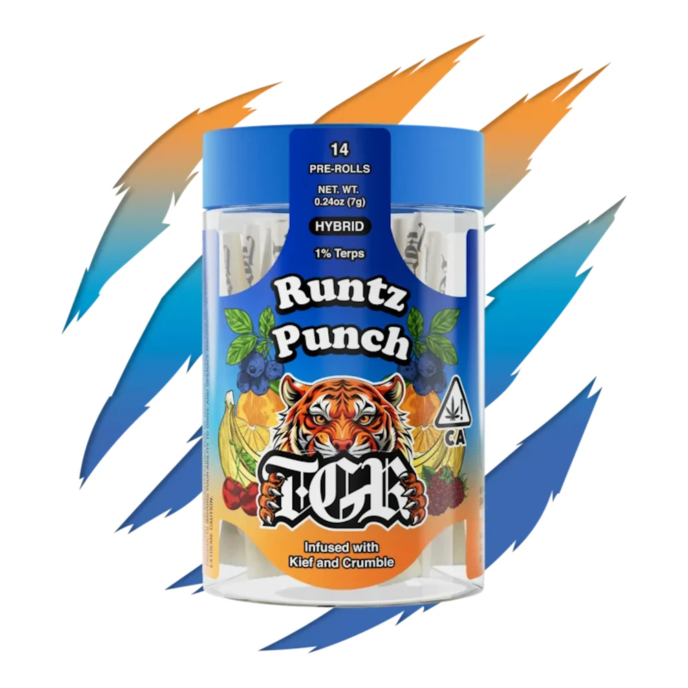 TGR - TGR | Runtz Punch | Kief & Crumble Infused Pre-Roll14pk | 7g Main Image