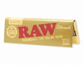 RAW PAPERS - 1 1/4 Ethereal Gold Paper- Raw Main Image