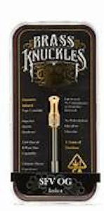 BRASS KNUCKLES - Brass Knuckles - East Coast Sour Diesel - 1g Cart