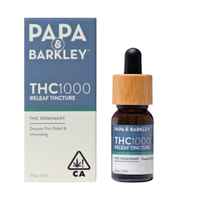 PAPA & BARKLEY - Releaf Tincture | 15ml THC1000 | Papa & Barkley