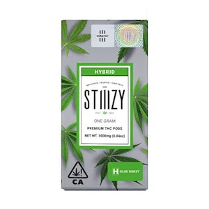 Stiiizy - STIIIZY - BLUE BURST 1G Original THC Pod - STIIIZY
