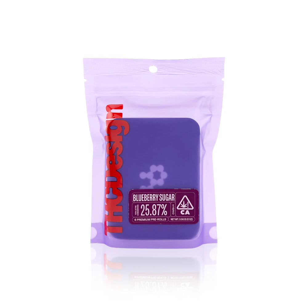 THC Design - THC DESIGN - Preroll - Blueberry Sugar - 6-Pack - 3.5G Main Image