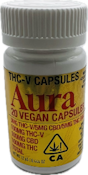 THCV:THC:CBD 100mg:100mg:100mg 20 Pack Capsules - Aura