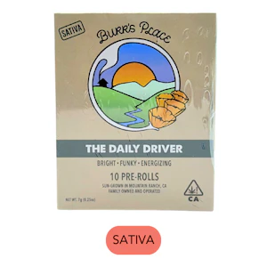 BURR'S PLACE ORGANICS - Burr's Place Organics - The Daily Driver - Preroll Pack - 10pk - 7.0g