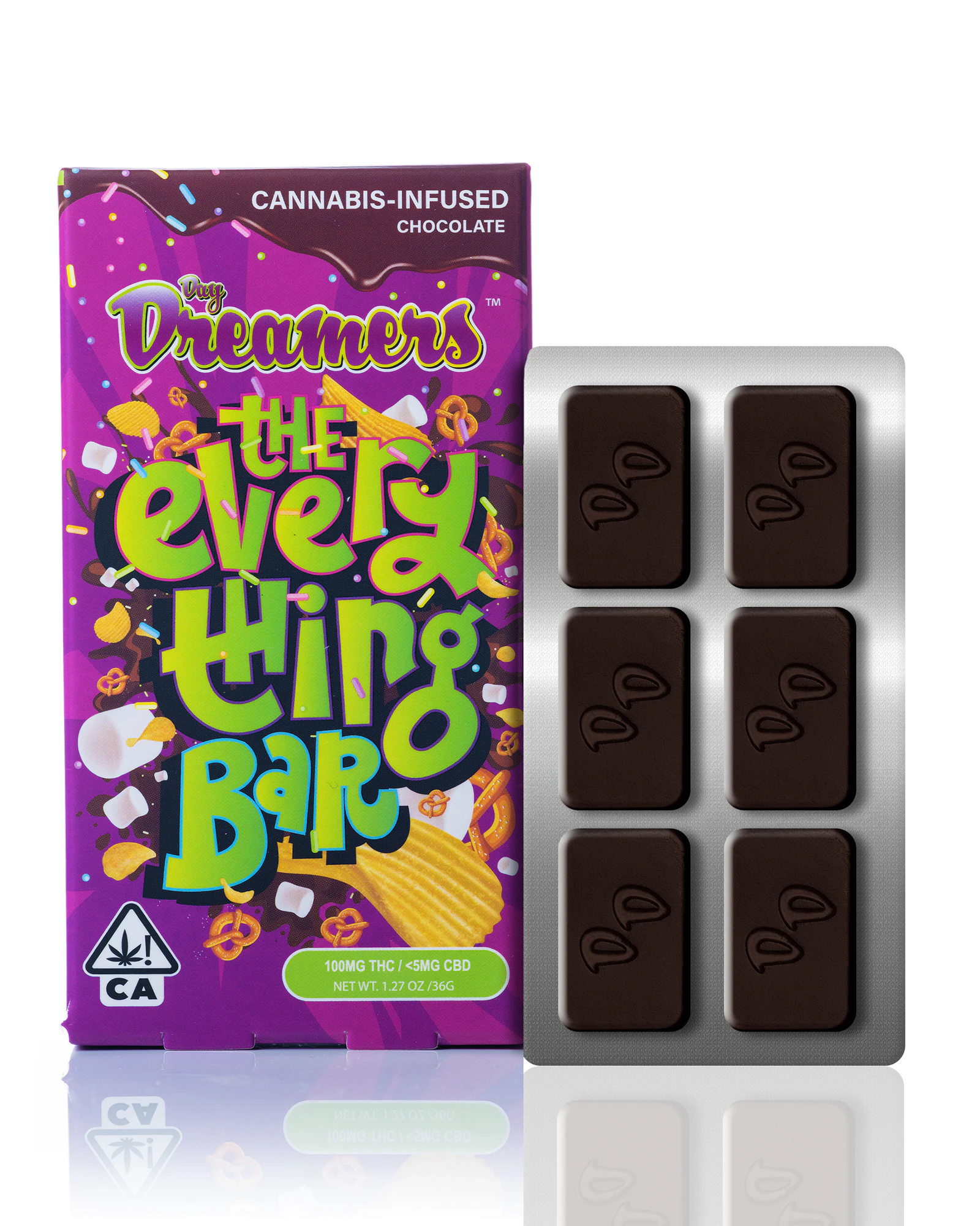 DAY DREAMERS CHOCOLATES - Everything Bar | Day Dreamers | 100mg THC Main Image