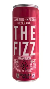 THE FIZZ - The Fizz | Strawberry | Infused Sparkling Water | 100mg