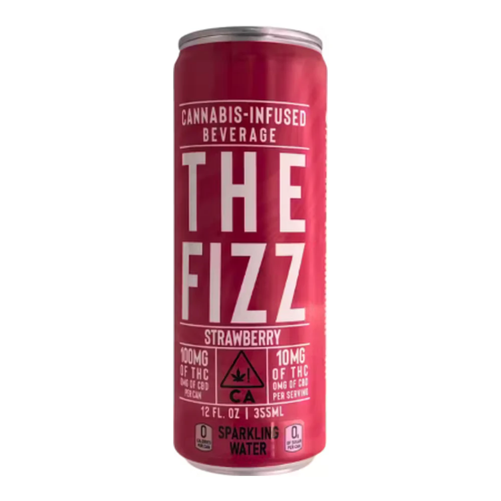 The Fizz - The Fizz | Strawberry | Cannabis Infused Sparkling Water | 100mg Main Image