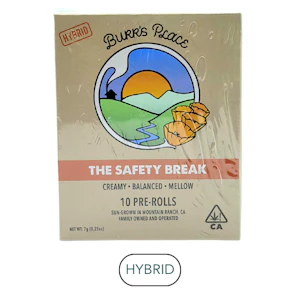 BURR'S PLACE ORGANICS - Burr's Place Organics - The Safety Break - Preroll Pack - 10pk - 7.0g