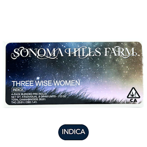 SONOMA HILLS FARM - Sonoma Hills Farm - Three Wise Women - Preroll Pack - 4pk - 3.2g