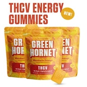 Green Hornet Gummies - Mandarin Orange - 100MG THC + 50MG THCV