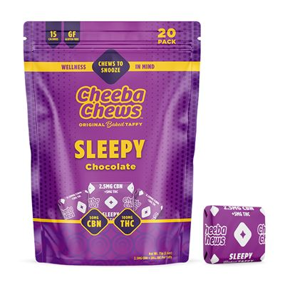 Cheeba Chews Sleepy Chews Taffy · Chocolate