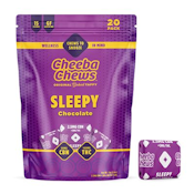 Cheeba Chews - SLEEPY - 2:1 THC/CBN/MELATONIN - CHOCOLATE - 100mg