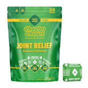 Cheeba Chews -  JOINT RELIEF - 200/120/100 CBC/CBD/THC - SALTED CARAMEL