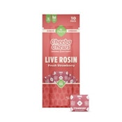 Cheeba Chews - 100MG THC - LIVE ROSIN TAFFY - FRESH STRAWBERRY