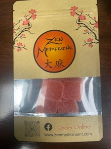 Buddha Square Gummy - Strawberry HYBRID Gummy || Zen Medicine ||100mg