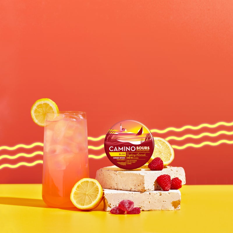 Camino Sours - Raspberry Lemonade (Bliss) - 100mg - Edibl...