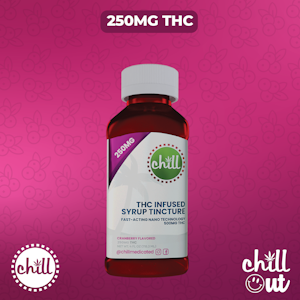 CHILL MEDICATED - Cranberry Syrup - 250mg - CME