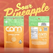 CAM - Sour Pineapple 100mg Gummies