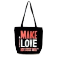 HWCC | Make Love Not Drug War Tote Bag - Black