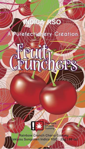 PUREFECTIONERY - Cherry "Fruit Crunchers" Gummy Bar | 10pc 100mg (THC) (RSO)