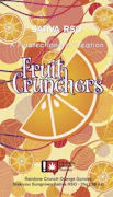 Orange "Fruit Crunchers" Gummy Bar | 10pc 100mg (THC) (RSO)