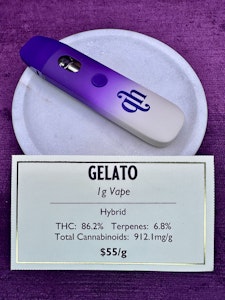 Quality High - Vape Cart - Gelato