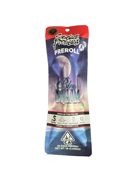 Smoken Promises - Smoken Promises 2pk Prerolls 1g Blue Dream Main Image