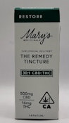   30:1 CBD:THC The Remedy - Restore 500mg:16mg - Mary's Medicinals