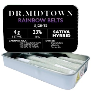 Dr. Midtown - Dr. Midtown - Rainbow Belts - 5pk - 4g