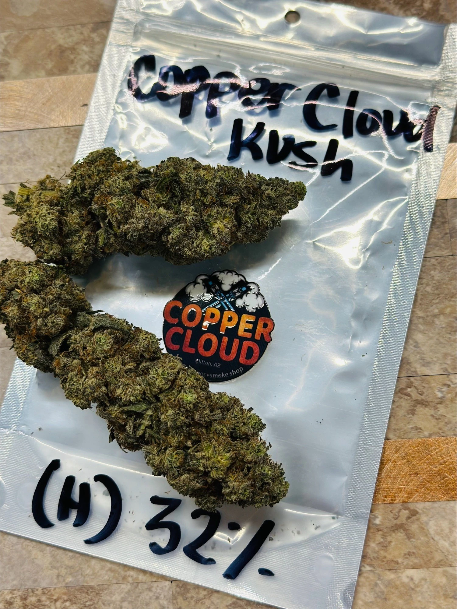 Green Leef Pharms - GLP-Copper Cloud Kush-14g prepack  Main Image