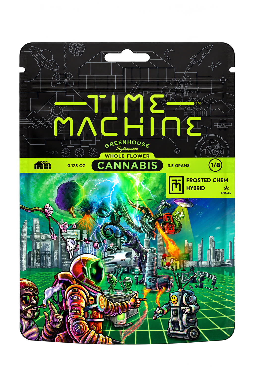 Time Machine - Time Machine | Frosted Chem | Smalls | 3.5g Main Image