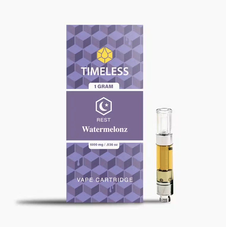 Timeless - Timeless Vapes - 510 Cartridge - Indica - Watermelonz - (1g) Main Image