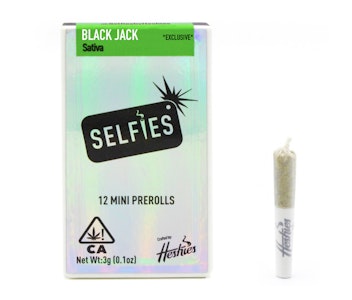 Selfies - Selfies - Black Jack Pre-rolls - 12pk - 3G