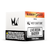 West Coast Cure - Blueberry Gelato Live Resin Badder Concentrate - 1G
