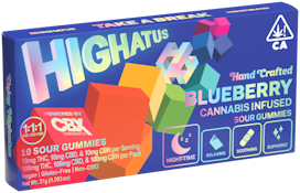 Cannabiotix - Highatus - Sour Blueberry Gummies - (10mg/100mg)