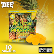 Dee Thai - Pineapple Solventless Rosin Gummies - (10mg/100mg)