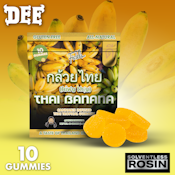 Dee Thai x Fidels - Thai Banana Solventless Rosin Gummies - (10mg/100mg)
