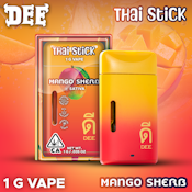 Dee Thai - AIO - Thai Stick - Mango Sherb Vape Cartridge - 1G