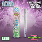 Iced - Watermelon Z Diamond Infused Preroll - 1.25G