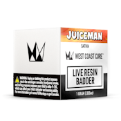 West Coast Cure - Juiceman Live Resin Badder Concentrate - 1G
