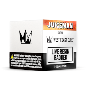 WEST COAST CURE - West Coast Cure - Juiceman Live Resin Badder Concentrate - 1G