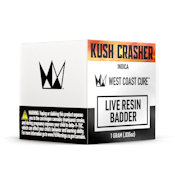 West Coast Cure - Kush Crasher Live Resin Badder Concentrate - 1G