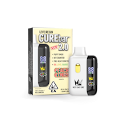 West Coast Cure - AIO - CUREbar 2.0 - Peach Rings Live Resin Vape Cartridge - 1G