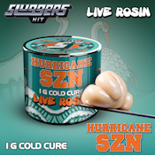 Sluggers Hit - Hurricane SZN Cold Cure Live Rosin Concentrate - 1G